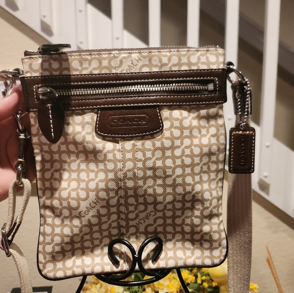 Coach Penelope Opt Art C coated canvas swingback crossbody bag